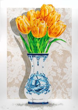 Édition, Tulpen - Orange on Gold, Nils.Rva