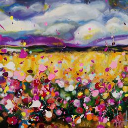 Painting, Storm Ballad Blossoms, Angie Wright