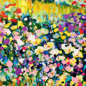 Gemälde, Petal Parade, Angie Wright