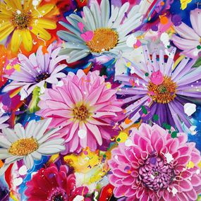 Gemälde, Flower Fizz, Angie Wright