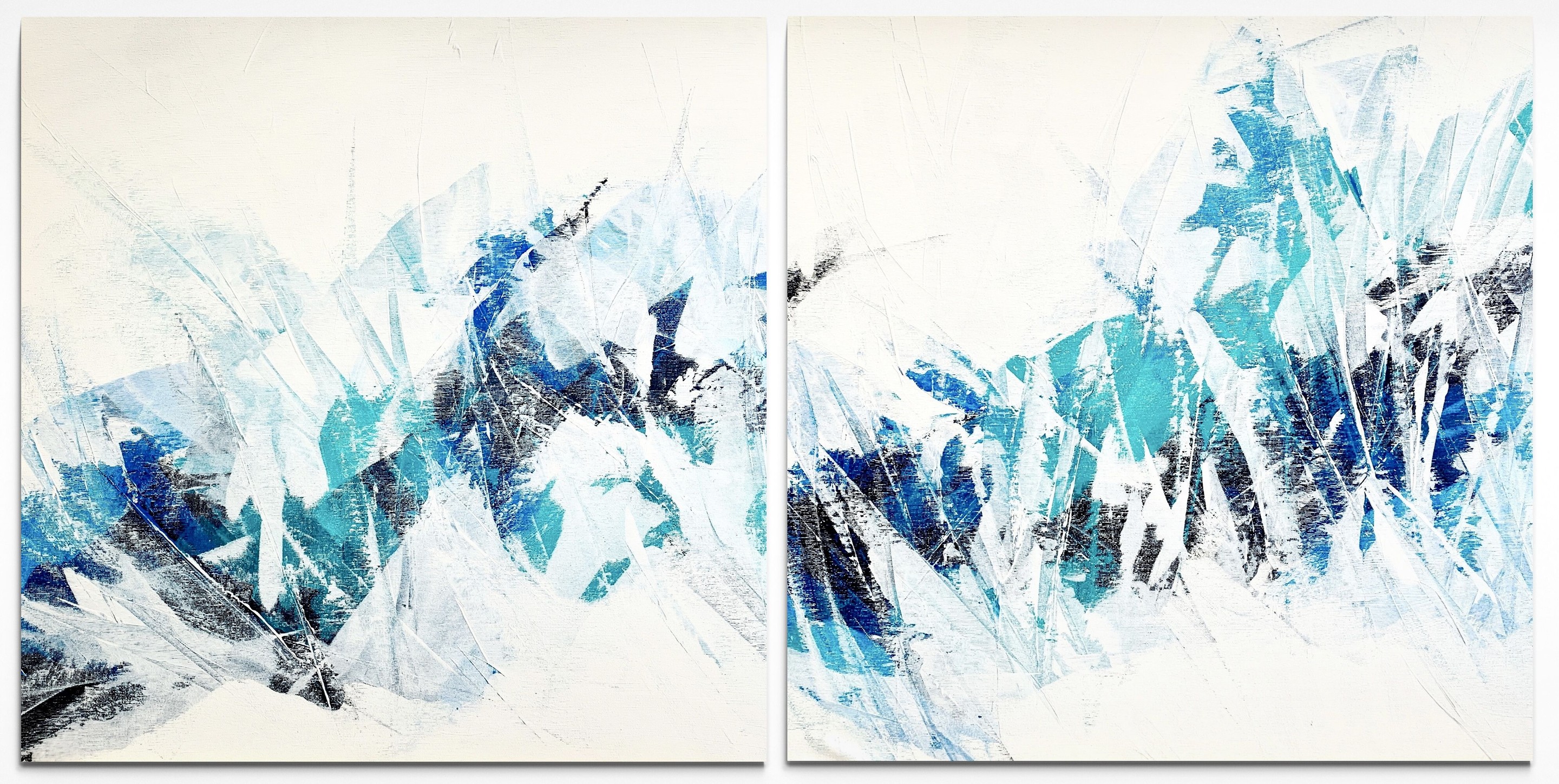 Anita Kaufmann, Beyond the sea #2024 blue abstract Anita Kaufmann, Beyond the sea #2024 blue abstract