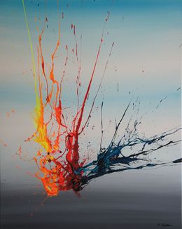 Painting, Firefighter (Spirits Of Skies 080203), Ansgar Dressler