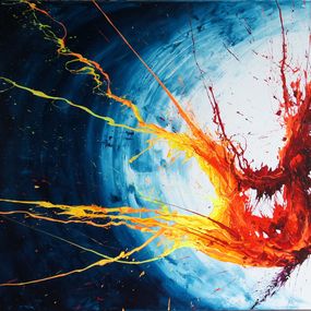 Gemälde, Night Igniter III (Spirits Of Skies 120208), Ansgar Dressler