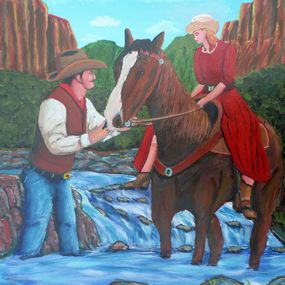 Peinture, Ranch Chivalry, Anthony Dunphy