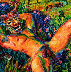 Gemälde, Resting Minotaur (Study), Balbyshev Oleksandr