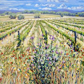 Gemälde, Vineyard in Sardinia, Brian King