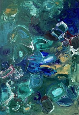 Painting, Abtauchen, Christel Haag