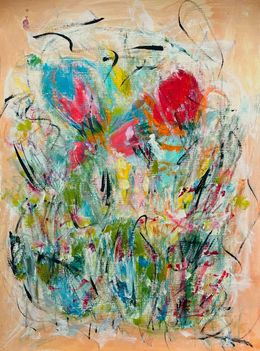 Painting, Summer Floral 1, Christel Haag