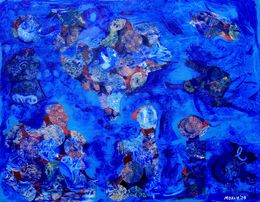 Painting, I Saw the Night Split Into Multitudes, Craig Moran
