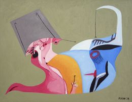 Painting, What Goes On, Craig Moran