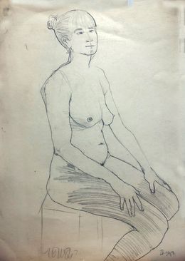 Dessin, Nude, Edward Zelinsky