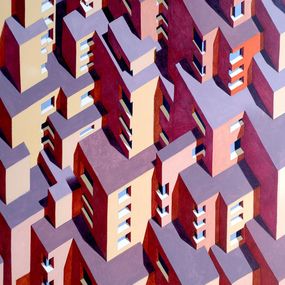 Gemälde, The infinite city, Federico Cortese