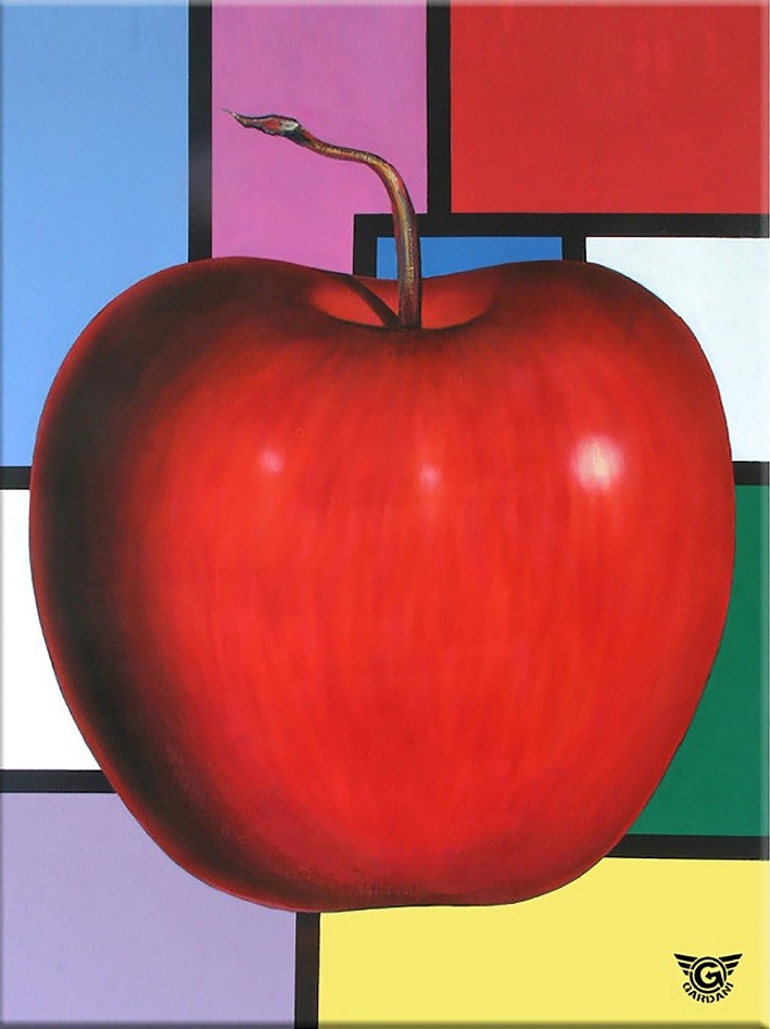 Gardani Art, Modrian Apple Gardani Art, Modrian Apple