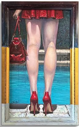 Peinture, Pool of whispers, Gardani Art