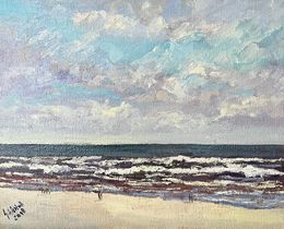 Painting, Beach walks Wangerooge II, Gary Westall