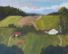 Painting, Kirchdorf Oberndorf - Marktes Roehrnbach, Gary Westall