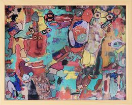 Painting, Il Decamerone, Geert Lemmers