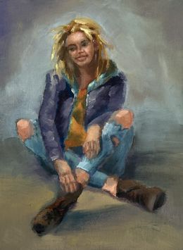 Painting, Favorite Jeans, Grace Diehl