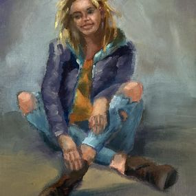 Gemälde, Favorite Jeans, Grace Diehl