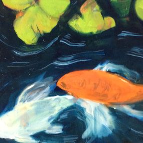 Gemälde, Coiling Koi, Lauren Acton