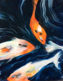 Gemälde, Coy Koi, Lauren Acton
