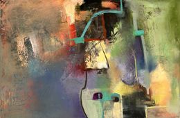Painting, Storm of Thoughts, Ludmila Budanov