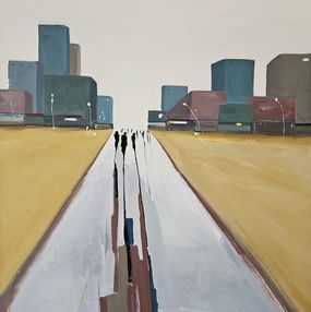 Peinture, Yellow sand, Mariusz Makula
