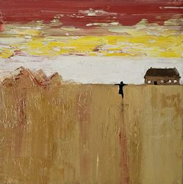 Gemälde, Crooked knee, Mariusz Makula