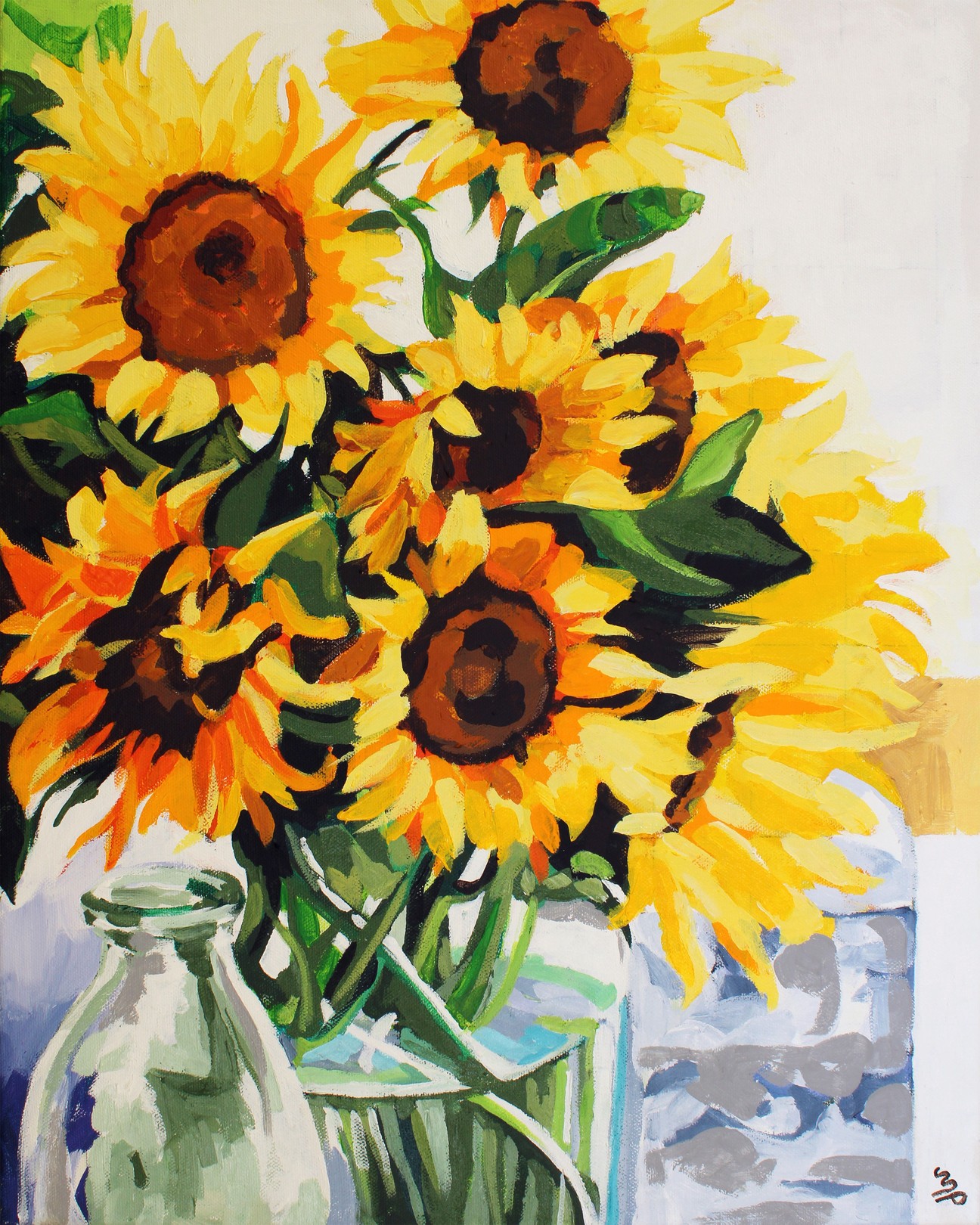 Melinda Patrick, Sunflowers in Glass Melinda Patrick, Sunflowers in Glass