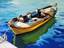 Gemälde, Slow Boat, Melinda Patrick