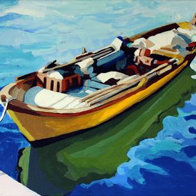Gemälde, Slow Boat, Melinda Patrick