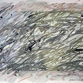 Gemälde, Abstract Wall Art Drawing, Michael Verlangieri