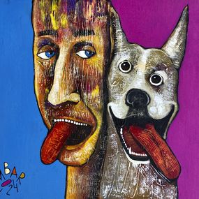 Gemälde, Tell me who your friends are..., Mikhail Baranovskiy