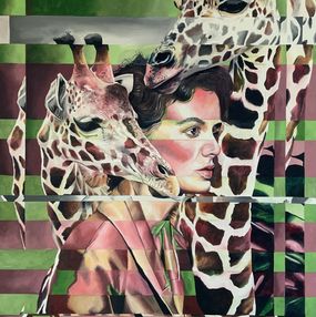 Gemälde, Gina & the Giraffes, Sandra Boskamp