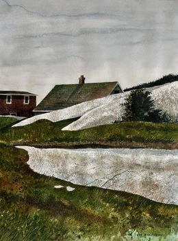 Peinture, Beyond the Rocks, Victor Roschkov