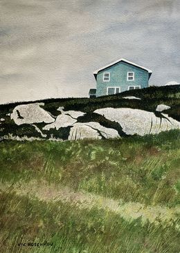 Painting, Above the Cove, Victor Roschkov