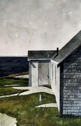 Painting, North Atlantic, Victor Roschkov