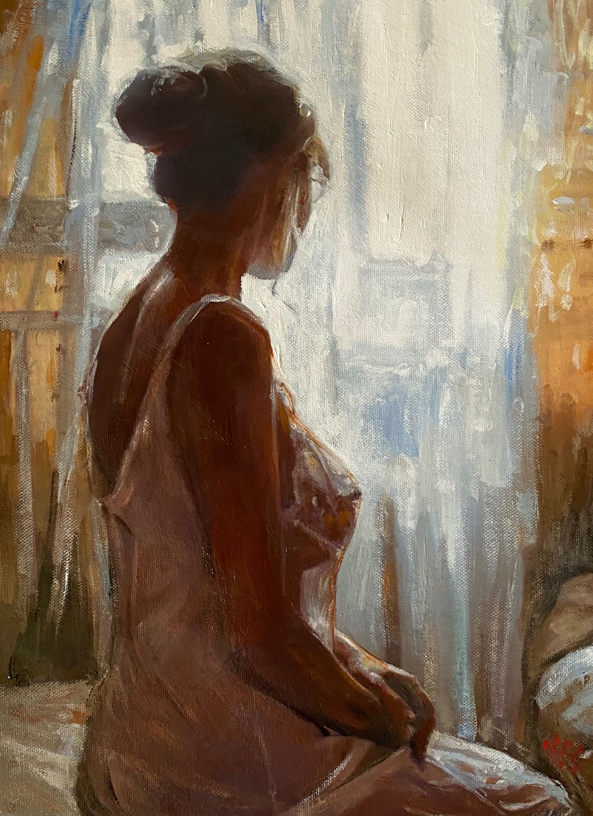 William Oxer F.R.S.A., Alone With Her Thoughts William Oxer F.R.S.A., Alone With Her Thoughts