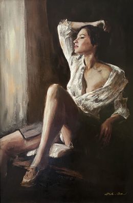 Gemälde, Tiny, Sharp Arrows or,  Nabokov's Wife, William Oxer F.R.S.A.