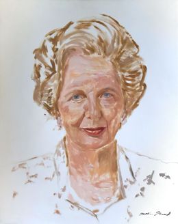 Gemälde, Mrs Thatcher, William Oxer F.R.S.A.