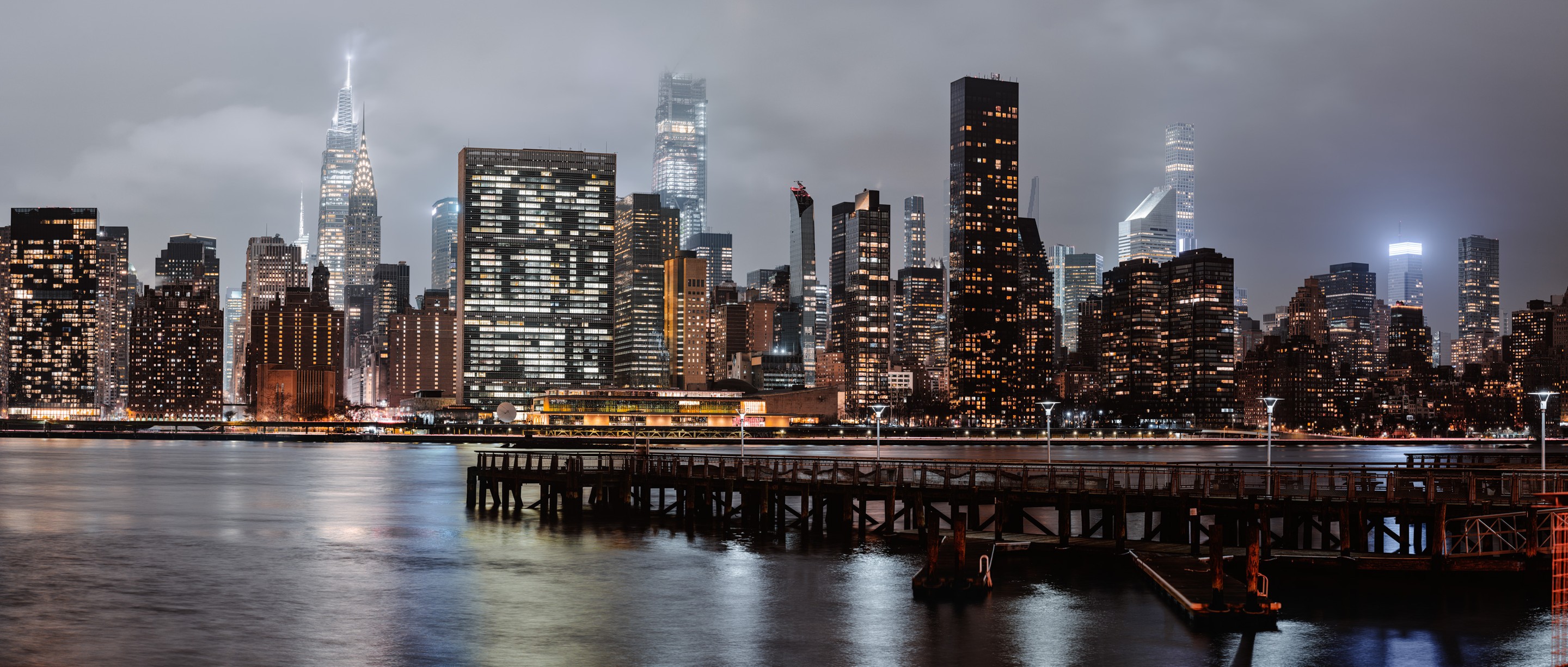 Beyti Barbaros, Panoramic view of New York City, Manhattan Skyline from Long Island City Beyti Barbaros, Panoramic view of New York City, Manhattan Skyline from Long Island City