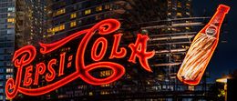 Photography, Panoramic view of Pepsi Cola Sign in New York City, Beyti Barbaros
