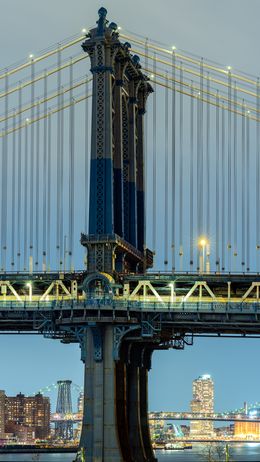 Photography, Vertical Panorama of Manhattan Bridge, Beyti Barbaros