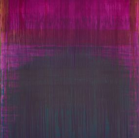 Peinture, Observations In The Desert / Magenta Over Dark Green, Simon Findlay