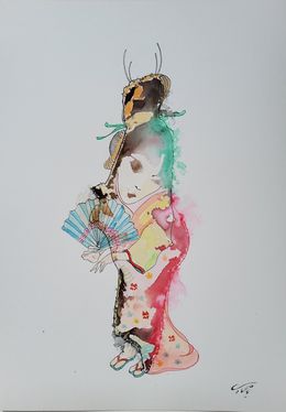 Zeichnungen, Geisha ll, Teo Franco