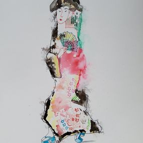 Fine Art Drawings, Geisha lll, Teo Franco