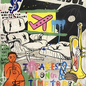 Painting, Chair Jazz, Jisbar