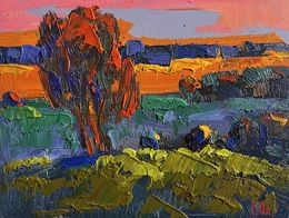 Gemälde, Far away in the silence of nature, Ivanyuk Oleksiy