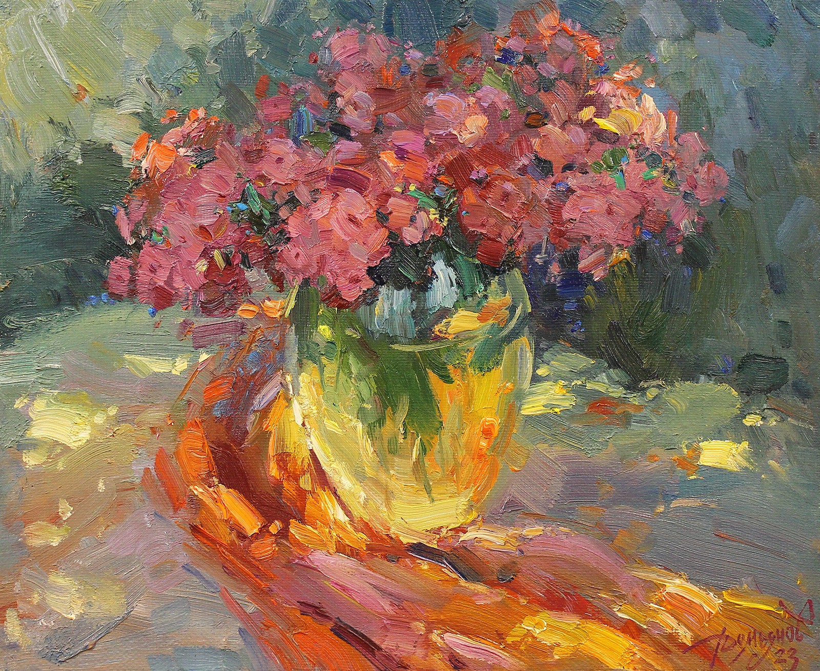 Yuriy Demiyanov, Phloxes sur Rouge Yuriy Demiyanov, Phloxes sur Rouge