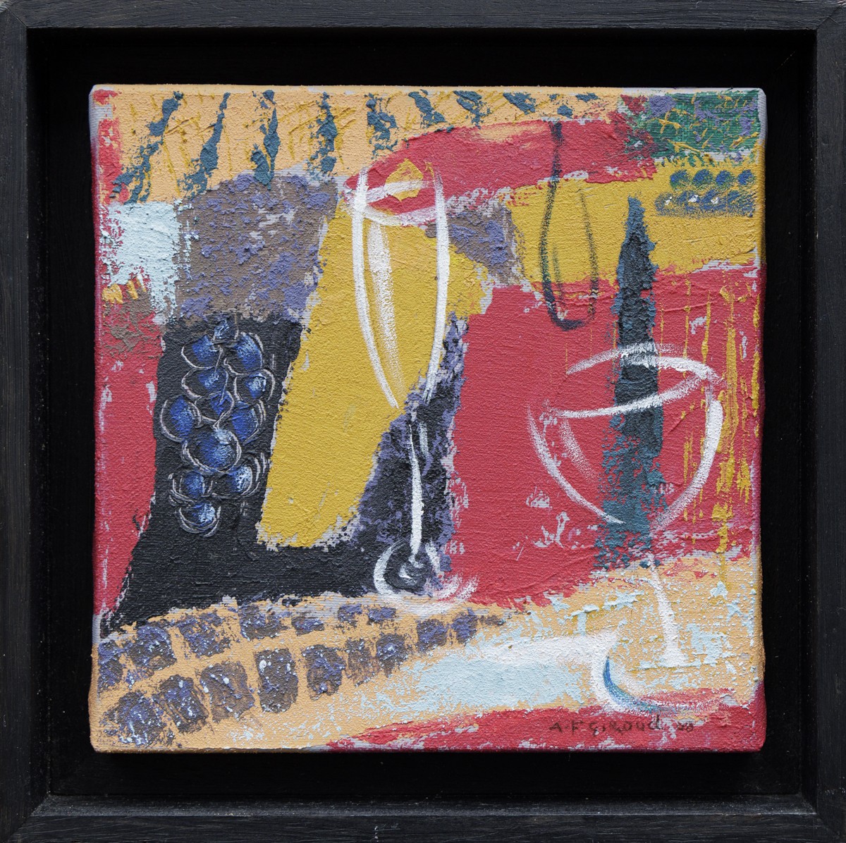Annie-France Giroud, Vigne et vin - Abstraction graphique autour du vin Annie-France Giroud, Vigne et vin - Abstraction graphique autour du vin